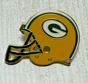 Spilla casco NFL vintage - Green Bay Packers Peter David NFLP giallo - Foto 1 di 4