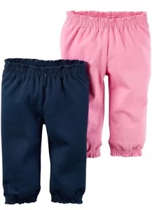 Pantalones Carters bebé niña, azul marino, rosa 3 meses nuevos con etiquetas - Imagen 1 de 1