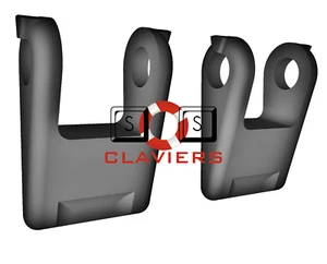 IBM Model M 1394312 Tastatur Spare Ersatz Tilt Leg Ständer Foot Feet Set - Bild 1 von 3