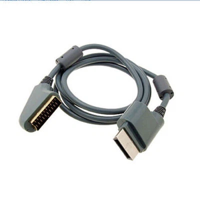 6ft 1.8m RGB Scart Video HD TV AV Cable For XBOX 360 Original Version - Image 1 of 2