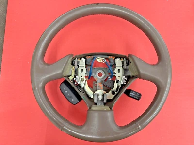 1999-2003 LEXUS RX300 LEATHER STEERING WHEEL TAN CRUISE EQUIPPED USED OEM - Image 1 of 4