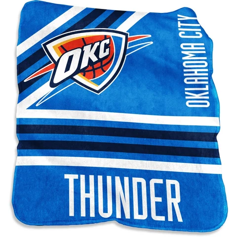 Oklahoma City Thunder NBA 50'' x 60'' Plush Raschel Throw Blanket Cover