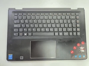GENUINE WORKING LENOVO YOGA 500-14IBD BLACK PALMREST UK KEYBOARD Backlit - Picture 1 of 2