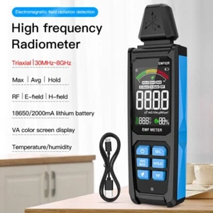 EMF Analyzers Radiation Monitor Electromagnetic Field Meter Radiation Detection - Picture 1 of 8
