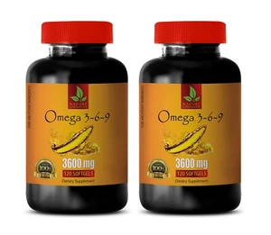 cardio heart health - OMEGA 3 6 9 3600 MG - omega 3 6 9 fish oil capsules 2B - Picture 1 of 8