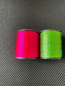 Two  Oboe Reed Thread in Pink and Lime Green - Picture 1 of 1