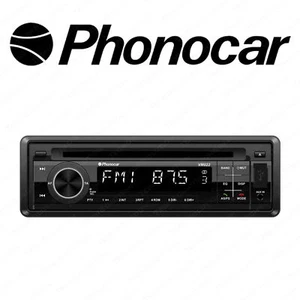Phonocar VM022 Autoradio 1 DIN Frontalino Estraibile BLUETOOTH CD AUX USB DAB - Foto 1 di 1