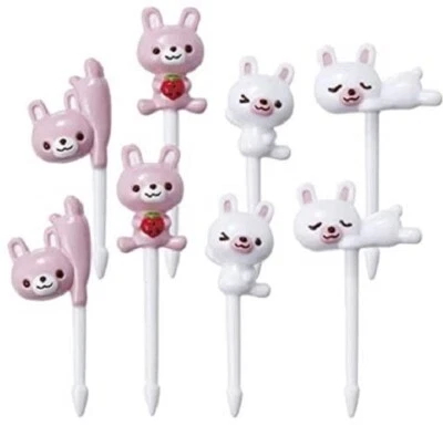 Rabbit Usagi TORUNE Lunch Box Bento Decoration Food Pick 8pcs