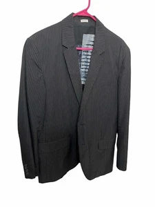 Calvin Klein Black Stripped Blazer for Men Size L New Without Tags - Picture 1 of 7