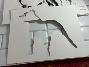 13 Different Dog Breed Stencils 11” X 14” Reusable Durable Card Board - Picture 1 of 11