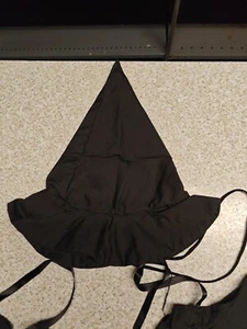 Toddler Witch Hat With Neck Ruffle/Collar 12 Months - Picture 1 of 2