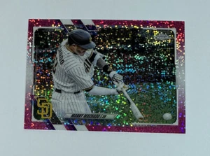 Tarjeta de béisbol Topps 2021 de foilboard púrpura/350 Manny Machado - Imagen 1 de 7