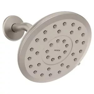 Moen Verso Eco-Performance Infiniti Dial Round Rain Shower Head, 6-Inch Diameter - Picture 1 of 8