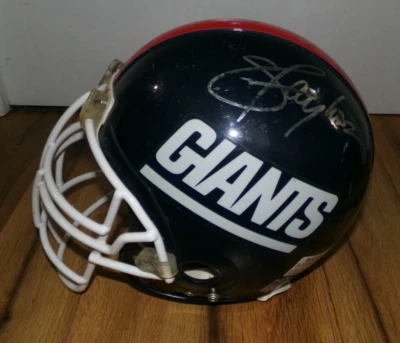 Casco de Colección Riddell VSR-2 NFL New York Giants Tamaño Completo Firmado por Lawrence Taylor Foto 1 de 4