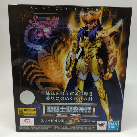 Bandai Saint Seiya Myth Cloth EX Masami Kurumada / Chimaki Kuori Scorpion Mi Cover
