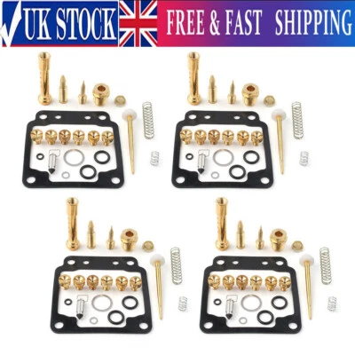 4 Sets Carburetor Rebuild Kits for Yamaha XJ650 80-84 Carb Repair Jet Seal Kits - Image 1 of 4