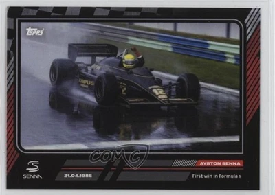 2023 Topps The Story of Senna /823 Ayrton Senna First win in Formula 1 #9 HOF - Image 1 of 2