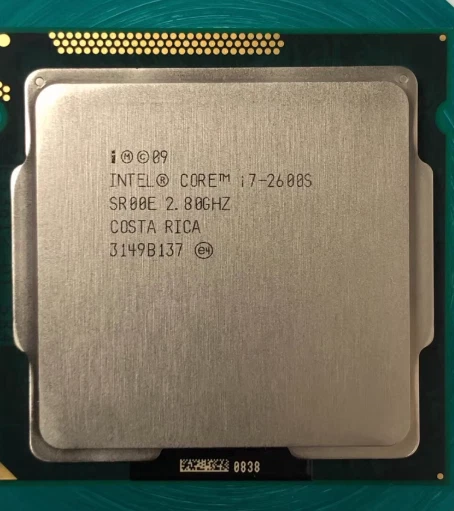 Intel Core i7-2600S LGA1155 i7-2600S CPU Processor 2.80GHz Quad-Core SR00E 65W - Image 1 of 1