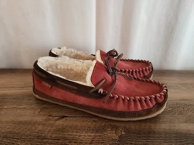 L.L.Bean Wicked Good Moccasins Dark Russet/Dark Earth 264593 Men's Size 9 M - Image 1 of 4