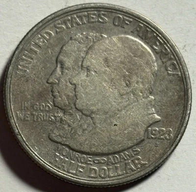 1923-S Monroe Commemorative Half Dollar — Circulated - Image 1 of 3