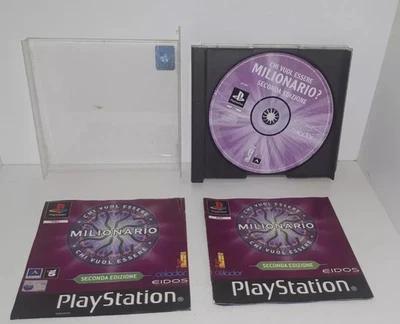 Ps1 Play Station 1 CHI VUOL ESSERE MILIONARIO Seconda edizione PAI/Ita Completo - Immagine 1 di 2