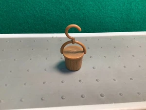 Vintage Marx Western Playset  Tan Clip on Bucket for Well - Picture 1 of 2