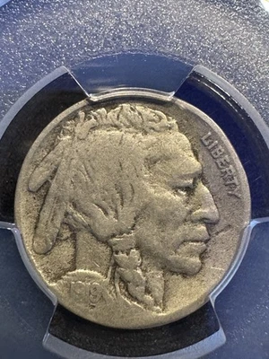 1919-D 5C BUFFALO PCGS F 15 - Image 1 of 3