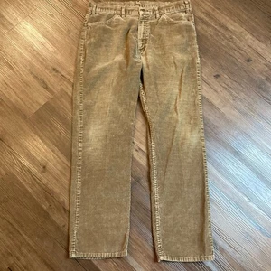 Levis 502 Hose Herren 36x30 Braun Cord Taper Fit 5 Pocket Freizeit Jeans - Bild 1 von 15