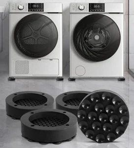 Power Vibrationsdämpfer Schwingungsdämpfer Waschmaschine Trockner Gummifüsse Set - Bild 1 von 8