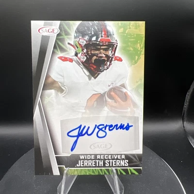 2022 SAGE High Series - Autographs Jerreth Sterns #A-JS Black (AU, RC) - Image 1 of 4