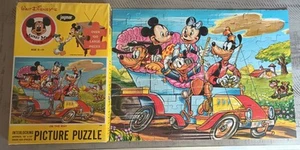 Jaymar Walt Disney Mickey Mouse Club Unterwegs Puzzle 101 Teile Vintage - Bild 1 von 4