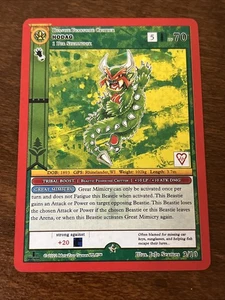MetaZoo x Revive Cryptid Nation Hodag NON Redeemable 3/10 LP - Afbeelding 1 van 3