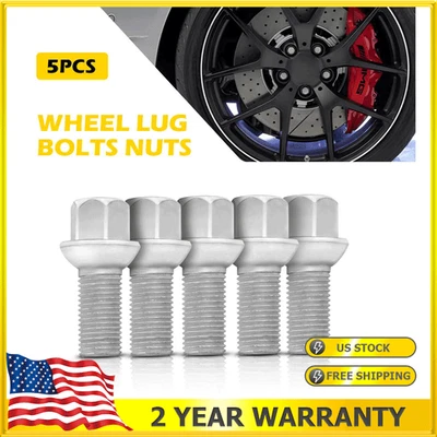For Mercedes Benz E300 E350 E320 E400 E500 GL320 GL350 5pc Lug Wheel Nuts Bolts - Image 1 of 4