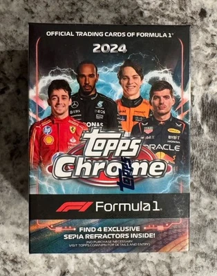 2024 Topps Chrome Formula 1 F1 Racing Blaster Box Factory Sealed - Image 1 of 2