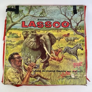 Vintage 1960s Waddingtons LASSOO Magnetic Safari Target Game - Picture 1 of 15