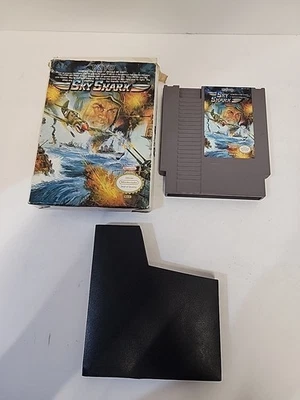 Sky Shark Nintendo NES Box And Game Only Tested And Working Video Game  - Image 1 of 4