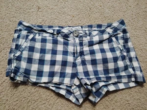 Vintage Y2K Aeropostale Short Shorts Plaid Women's 11/12 - Picture 1 of 5