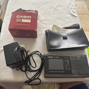 Casio TV-1000 Handheld Pocket Color Television For Parts Not Working - Picture 1 of 8