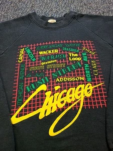 Sudadera Chicago Vintage Talla Grande Años 90 - Imagen 1 de 7