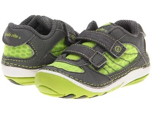 Stride Rite Sneakers limette/grau weich Kleinkinder Größe 4 breit ----5 Zoll lang - Bild 1 von 2