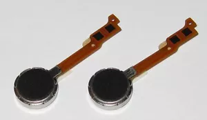 2 X Micro Motori Vibratore Piatto - da 1 a 4,5 VDC - 10 mm D - Adesivi / Pastiglie in Gomma - Foto 1 di 5