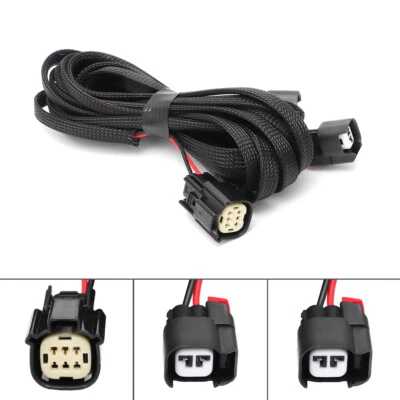 FOR 2015-2019 DODGE CHALLENGER FOG LIGHT LAMP WIRING HARNESS KIT 2016 2017 2018 - Image 1 of 4