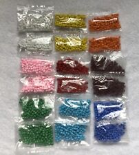 Wholesale Bulk Lot 216g 6/0 Glass Seed Beads Free Ship 9 AWESOME OPAQUE COLORS