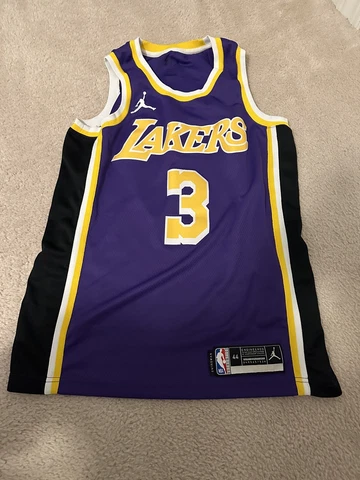 Mens Anthony Davis Jordan Lakes Jersey size 44 Authentic Cover