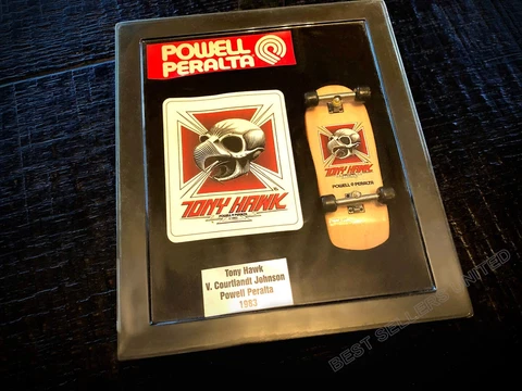 Rare Tech Deck Collector Series TONY HAWK Powell-Peralta - 1983 Sealed Box Cover