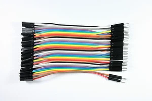 40-polige Dupont-Leitung, Stecker auf Buchse, Male-Female, 10cm Jumper-Kabel - Bild 1 von 3