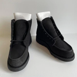 Red Wing Women's 6'' Classic Moc Leather Boots Size 7 Black Suede 3346 New Box - Picture 1 of 8