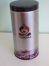 Teavana 6 3/4 inch, half pound Empty Tea Storage Tin Container Canister USED