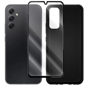 Robuste Hartglas Displayschutzfolie + TPU Hülle für Samsung Galaxy A34 5G A346M - Bild 1 von 1