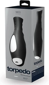 Brand New VeDO Masturbator Torpedo Vibrating Stroker 10 Modes Rechargeable - Picture 1 of 6